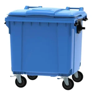 1100 Litre Flat Top Plastic Wheelie Bin