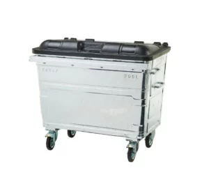 500L Steel Wheelie Bin
