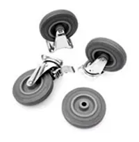 Non Marking Grey Castor Set