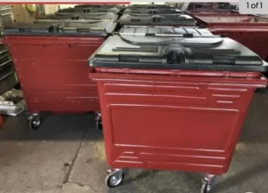 Secondhand Metal Fully Refurbished 1100L Containers