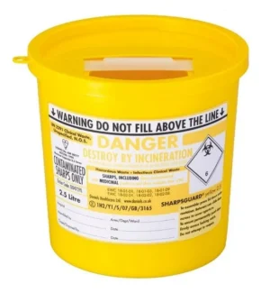 SHARPSGUARD® Range - Yellow 2.5 Litre x 10 Units